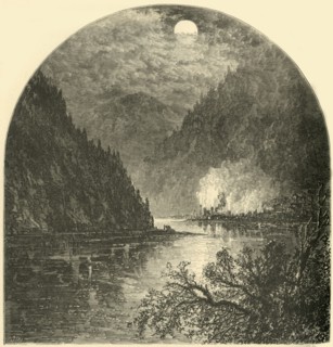 'Duncannon, Mouth of the Juniata', 1874.  Creator: W.H. Morse.