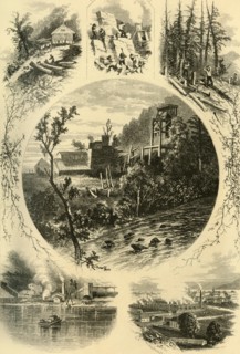 'Scenes on the North Branch of the Susquehanna', 1874. Creator: James H. Richardson.
