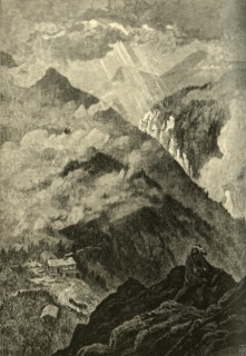 'Looking Towards Smuggler's Notch, from the Nose', 1874.  Creator: W. J. Linton.