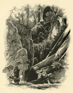 'Ice Glen, Stockbridge', 1874.  Creator: John J. Harley.
