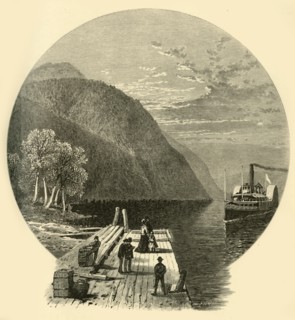 'Owl's Head Landing', 1874.  Creators: John Douglas Woodward, Frederick William Quartley.