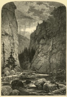 'Bowlder Cañon', 1874.  Creator: W. J. Linton.