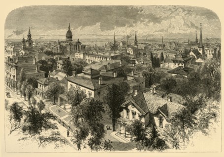 'City of Milwaukee', 1874.  Creator: Alfred Waud.