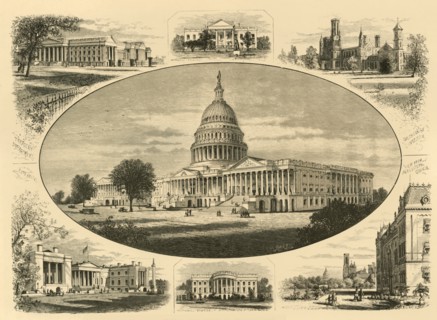'Public Buildings in Washington', 1874.  Creator: John Filmer.