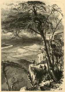 'Lookout Mountain - View from the "Point"', 1872.  Creator: James L. Langridge.