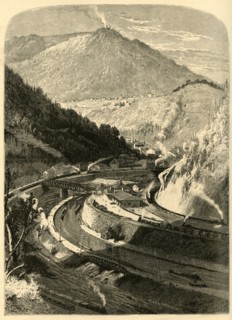 'Mauch Chunk and Mount Pisgah', 1872.  Creator: John J. Harley.