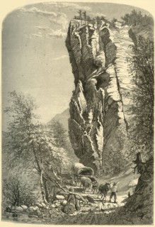 '"The Lovers' Leap" - At Early Sunrise', 1872. Creator: John J. Harley.