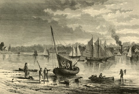 'At Red Bank', 1872.  Creator: Nathaniel Orr.