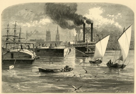 'The Mississippi at New Orleans', 1872.  Creator: A. Measom.