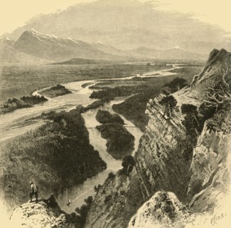 'The Yellowstone', 1872.  Creator: Frederick William Quartley.