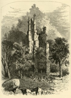 'Chimney Rocks', 1872.  Creator: William Ludwell Sheppard.