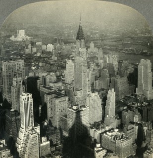 'Man-made Crags and Canyons- New York City N.E. from Tower of Empire State Building', c1930s. Creator: Unknown.