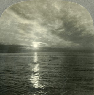 'The Midnight Sun, Reyjavik Harbor, Iceland', c1930s. Creator: Unknown.