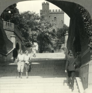 'Approach to the Historic Karnan Castle, Helsingborg, Sweden', c1930s. Creator: Unknown.