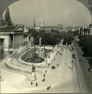 'The Franzens-Ring, Vienna - Regarded by Many as Architecturally "the Finest Street in Europe".', c1 Creator: Unknown.
