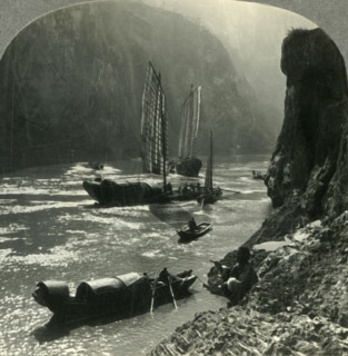 'The Witchies' Mountain and the Yangtze River Gorge, China', c1930s. Creator: Unknown.