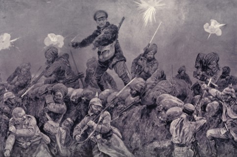 'Magnificent Charge of Indian Troops Against the German Trenches', 1916. Creator: Unknown.