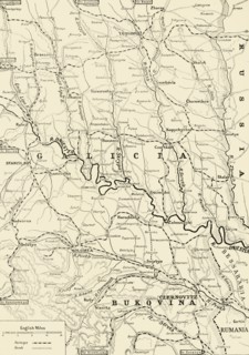 'Area of the Russian Victories on the Strypa', 1916. Creator: Unknown.
