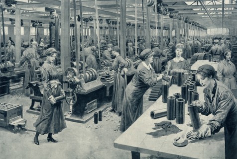 'Women at Work that Men might Fight', 1916. Creator: Unknown.