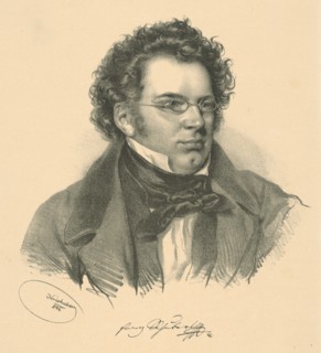 Portrait of Franz Schubert (1797-1828), 1846. Creator: Kriehuber, Josef (1800-1876).