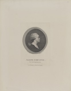 Portrait of the composer Joseph Schuster (1748-1812) , 1811. Creator: Gottschick, Johann Christian Benjamin (1776-1844).