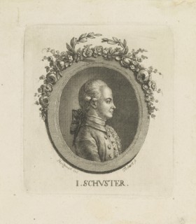 Portrait of the composer Joseph Schuster (1748-1812) , c. 1790. Creator: Thoenert (Thönert), Medardus (1754-1814).