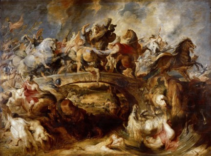 The Battle of the Amazons (Amazonomachia), 1617-1618. Creator: Rubens, Pieter Paul (1577-1640).