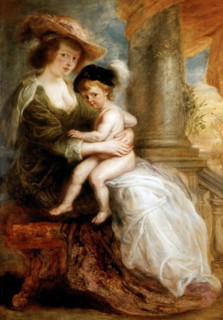 Hélène Fourment with her Son Francis , 1635. Creator: Rubens, Pieter Paul (1577-1640).