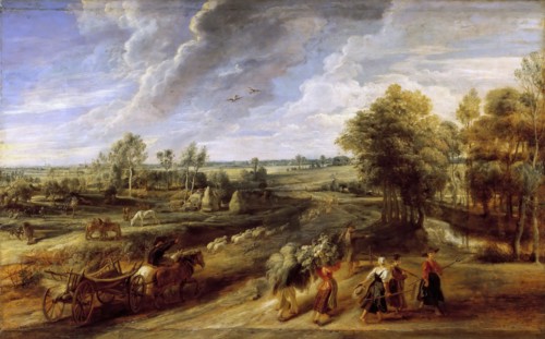 Return from the harvest , ca 1637. Creator: Rubens, Pieter Paul (1577-1640).