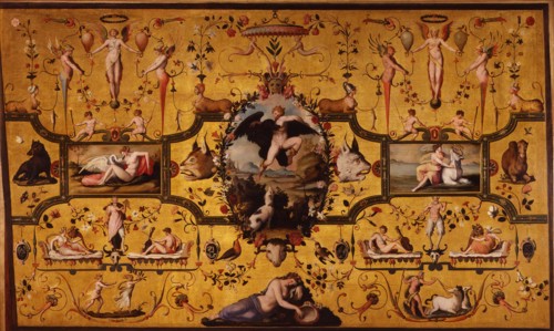 Spalliera with the Loves of Jupiter, 1572. Creator: Allori, Alessandro (1535-1607).