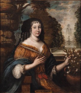 Portrait of Madeleine de Scudéry (1607-1701), 17th century. Creator: Anonymous.