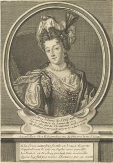 Portrait of Madeleine de Scudéry (1607-1701), c. 1710. Creator: Desrochers, Étienne-Jehandier (1668-1741).