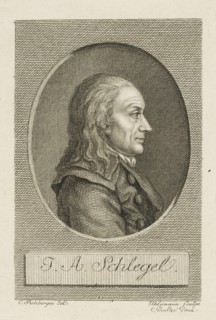 Johann Adolf Schlegel (1721-1793) , c. 1790. Creator: Uhlemann, Christian Friedrich Traugott (1765-1857).