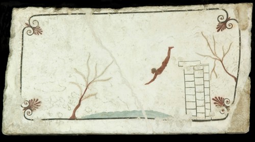 The Diver. Tomb of the Diver (Tomba del Tuffatore), ca 470 BC. Creator: Classical Antiquities.