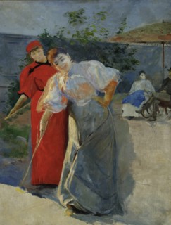 The Game of croquet, 1892-1895. Creator: Wyczolkowski, Leon (1852-1936).