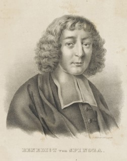 Portrait of Baruch Spinoza, c. 1830-1840. Creator: Küstner, Gottfried (1800-1864).
