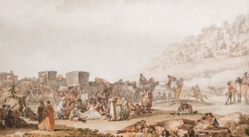 The Death of Prince Grigori Potyomkin in the Bessarabian steppe, 1791. Creator: Ivanov, Mikhail Matveevich (1748-1823).