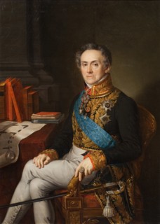 Portrait of Ivan Vasilyevich Tutolmin (1751-1839), 1830s. Creator: Tropinin, Vasili Andreyevich (1776-1857).