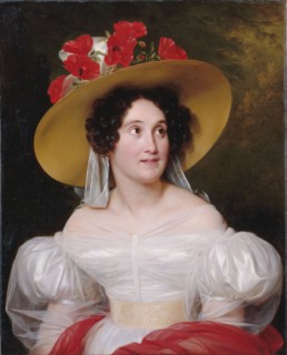 Portrait of Madame Arachequesne, 1831. Creator: Hersent, Louis (1777-1860).
