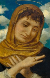 Saint Catherine, 1880. Creator: Böcklin, Arnold (1827-1901).