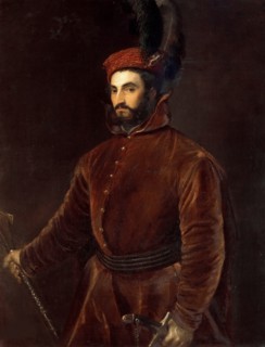 Portrait of Ippolito de' Medici (1511-1535), ca 1533-1534. Creator: Titian (1488-1576).