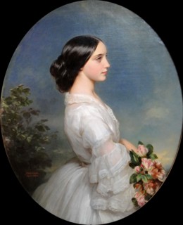 Carmen Aguado, duchesse de Montmorency, 1860. Creator: Winterhalter, Franz Xavier (1805-1873).