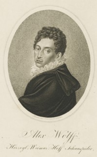 Portrait of Pius Alexander Wolff (1782-1828), ca 1820. Creator: Rossmaesler, Johann Adolf (1770-1821).
