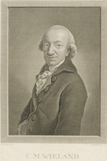 Portrait of the Poet and writer Christoph Martin Wieland (1733-1813), 1797. Creator: Bause, Johann Friedrich (1738-1814).