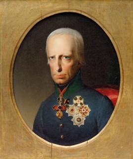 Portrait of Holy Roman Emperor Francis II (1768-1835), c. 1830. Creator: Anonymous.