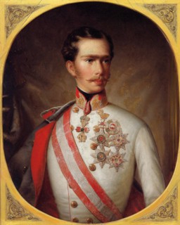 Portrait of Emperor Franz Joseph I of Austria, ca 1854. Creator: Anonymous.