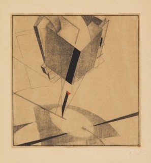 Proun 5A, 1919. Creator: Lissitzky, El (1890-1941).