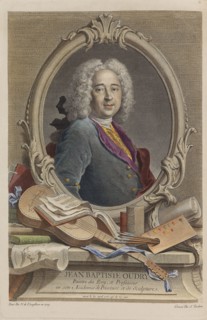 Portrait of Jean-Baptiste Oudry (1686-1755) , 1755. Creator: Tardieu, Jacques-Nicolas (1716-1791).