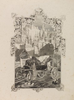 Frontispiece to novelette Tarantas (The Tarantass) by Vladimir Sollogub, 1845. Creator: Gagarin, Grigori Grigorievich (1810-1893).