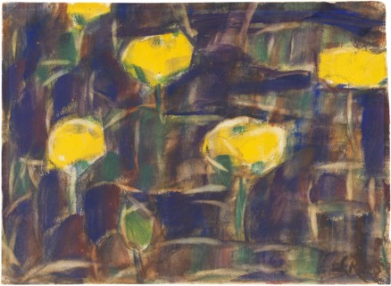 Water Lilies, 1925. Creator: Rohlfs, Christian (1849-1938).